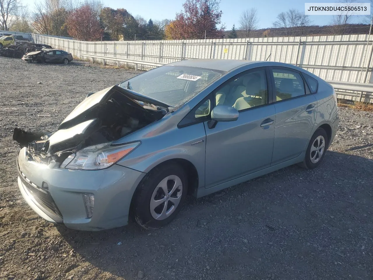 2012 Toyota Prius VIN: JTDKN3DU4C5506513 Lot: 79880834