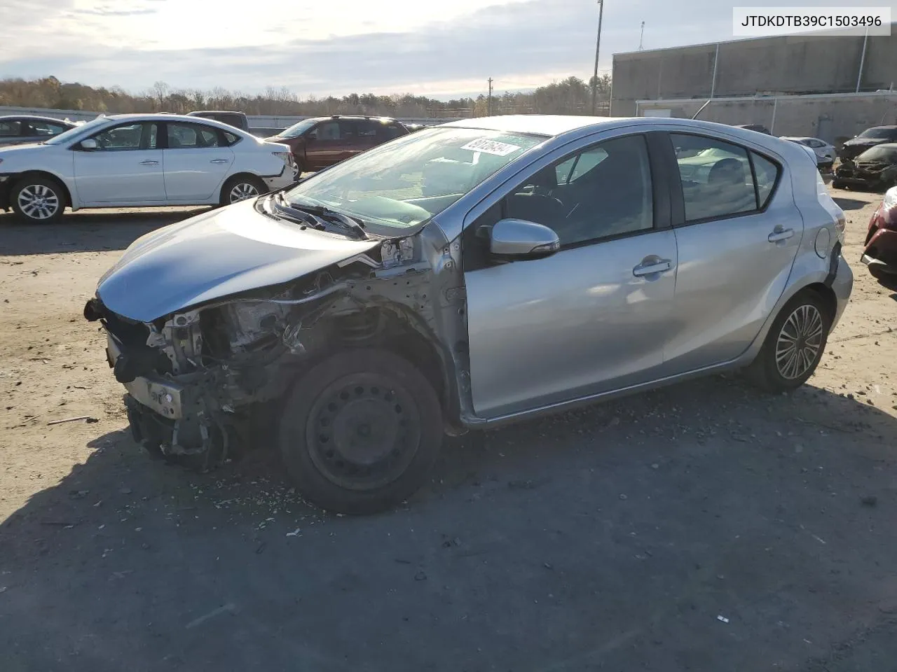 2012 Toyota Prius C VIN: JTDKDTB39C1503496 Lot: 80126494