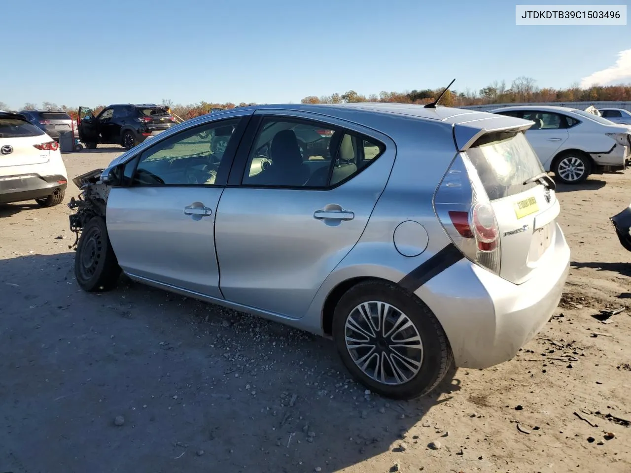 2012 Toyota Prius C VIN: JTDKDTB39C1503496 Lot: 80126494