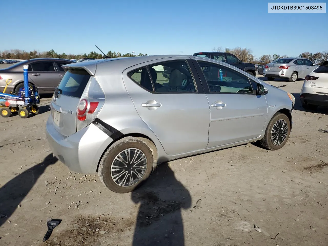 2012 Toyota Prius C VIN: JTDKDTB39C1503496 Lot: 80126494