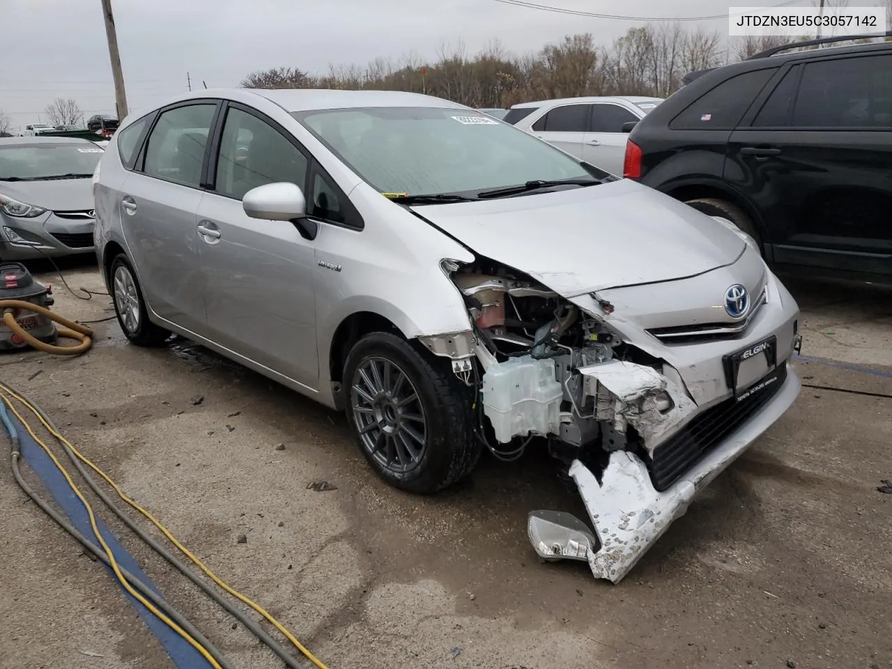 2012 Toyota Prius V VIN: JTDZN3EU5C3057142 Lot: 80223194