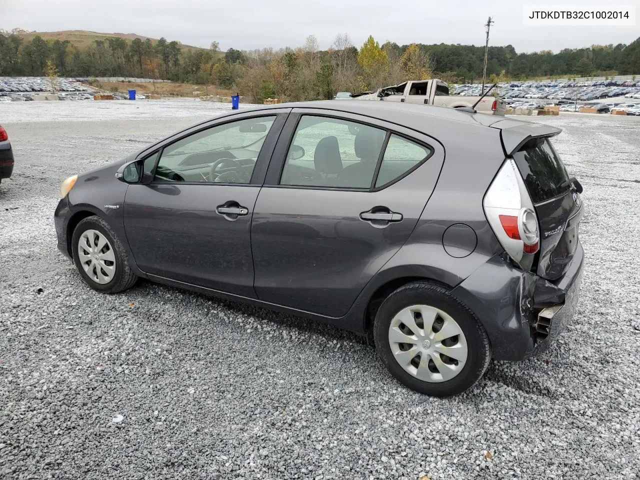 2012 Toyota Prius C VIN: JTDKDTB32C1002014 Lot: 80256464