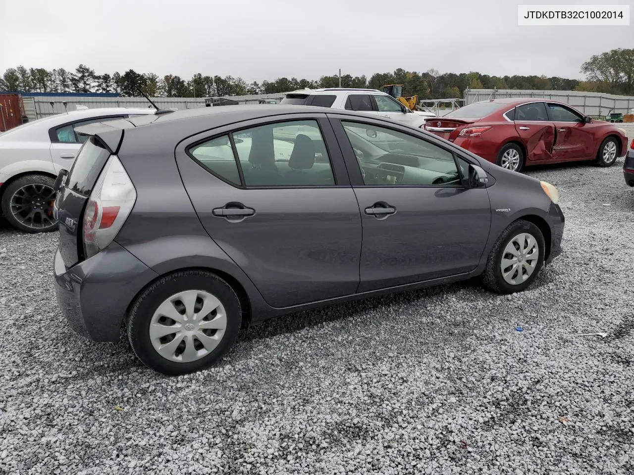 2012 Toyota Prius C VIN: JTDKDTB32C1002014 Lot: 80256464