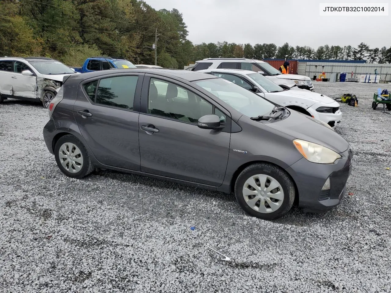 2012 Toyota Prius C VIN: JTDKDTB32C1002014 Lot: 80256464