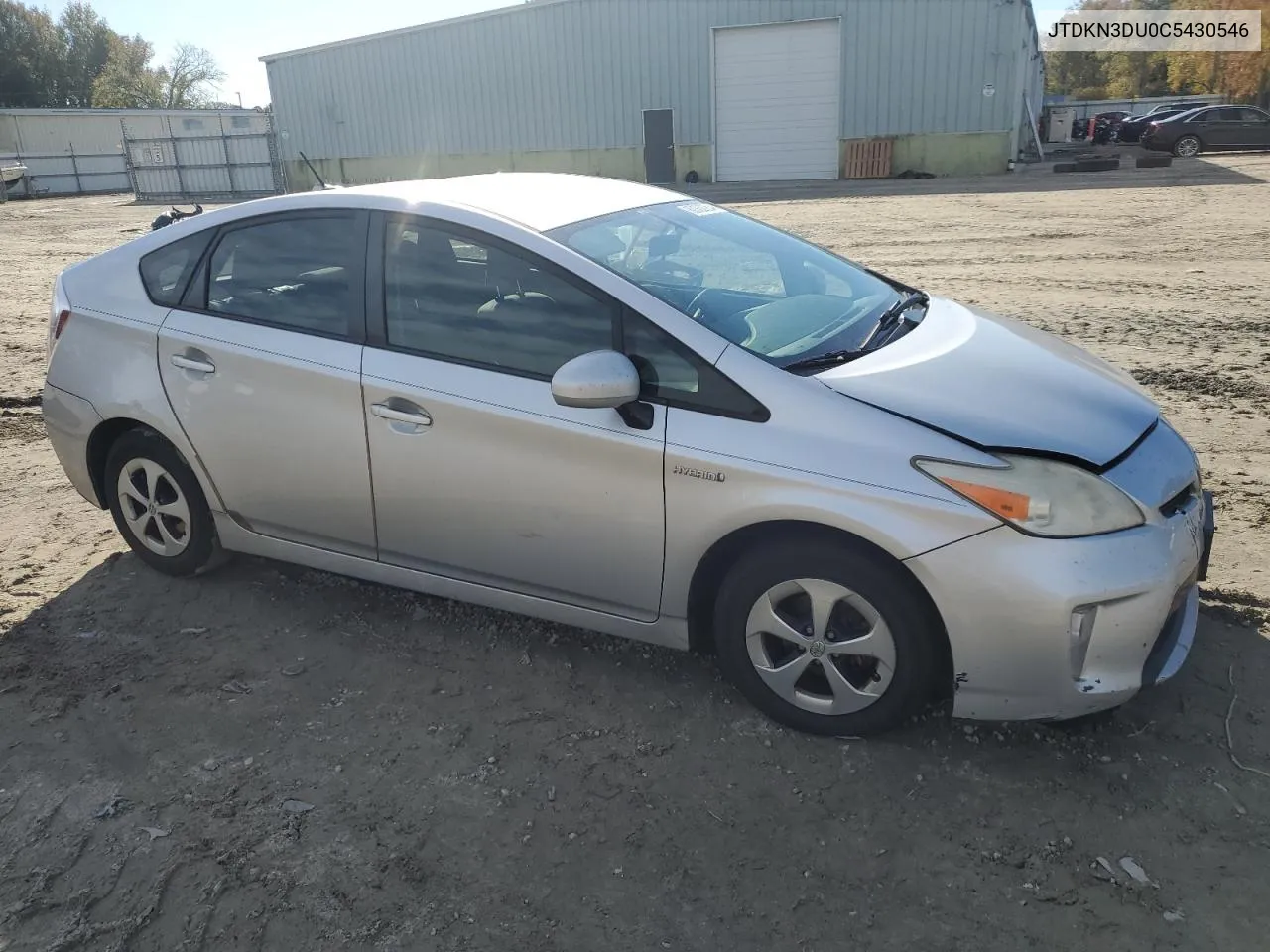 2012 Toyota Prius VIN: JTDKN3DU0C5430546 Lot: 80362054