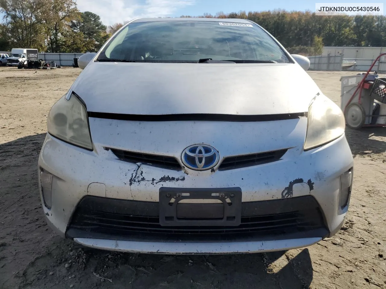 2012 Toyota Prius VIN: JTDKN3DU0C5430546 Lot: 80362054