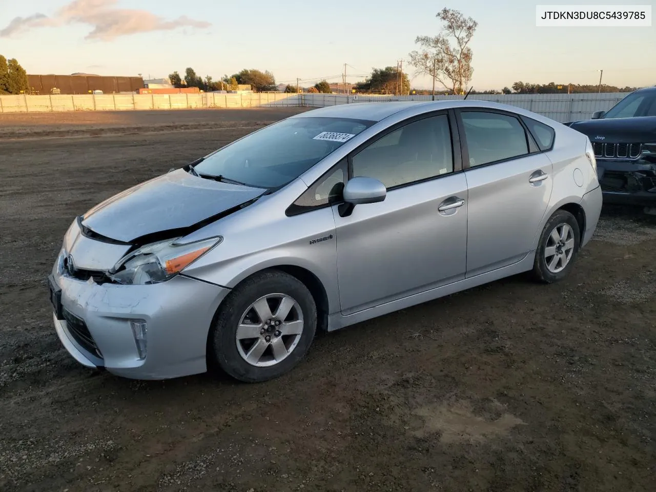 2012 Toyota Prius VIN: JTDKN3DU8C5439785 Lot: 80368374