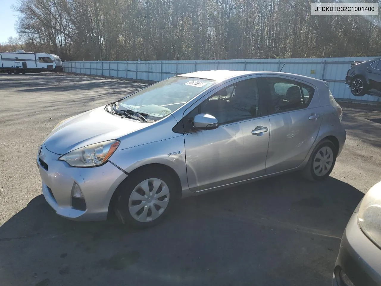 2012 Toyota Prius C VIN: JTDKDTB32C1001400 Lot: 80531874