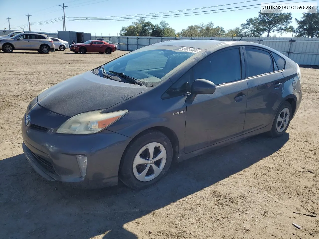 2012 Toyota Prius VIN: JTDKN3DU1C1595237 Lot: 80614494