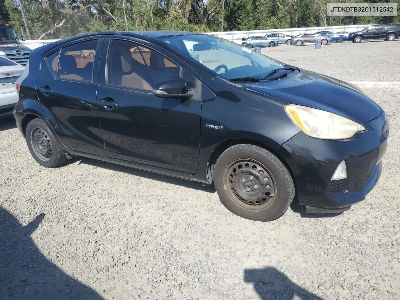 2012 Toyota Prius C VIN: JTDKDTB32C1512542 Lot: 80713804