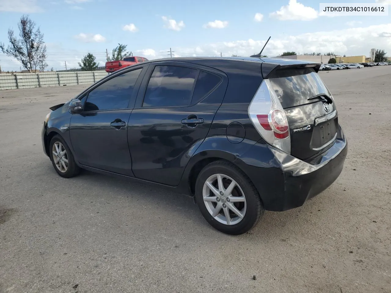 2012 Toyota Prius C VIN: JTDKDTB34C1016612 Lot: 80744534