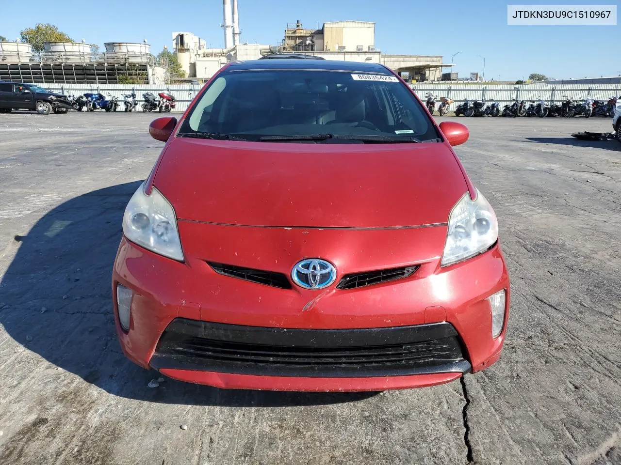 2012 Toyota Prius VIN: JTDKN3DU9C1510967 Lot: 80835424