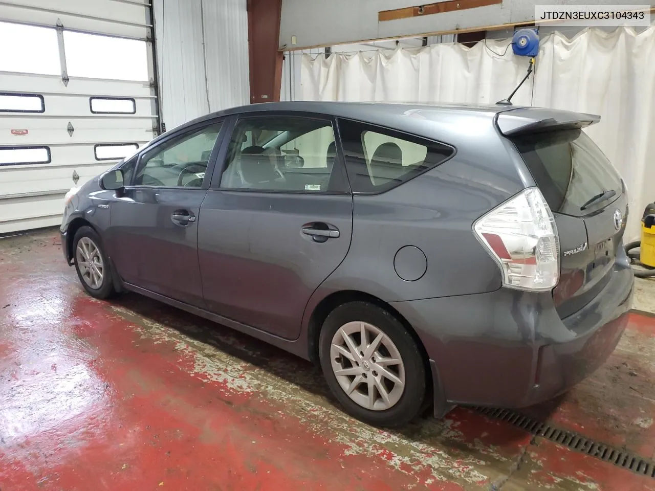 2012 Toyota Prius V VIN: JTDZN3EUXC3104343 Lot: 80909224