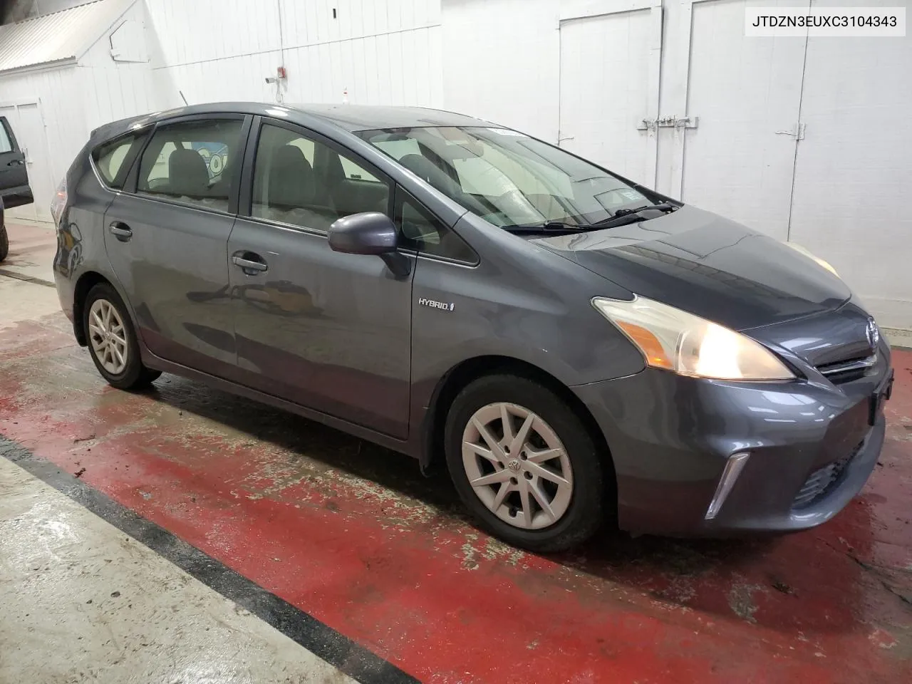 2012 Toyota Prius V VIN: JTDZN3EUXC3104343 Lot: 80909224