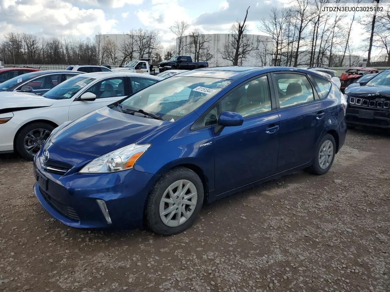 2012 Toyota Prius V VIN: JTDZN3EU0C3025182 Lot: 81151344