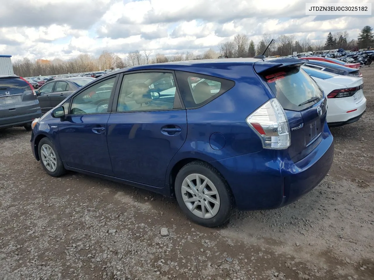 2012 Toyota Prius V VIN: JTDZN3EU0C3025182 Lot: 81151344