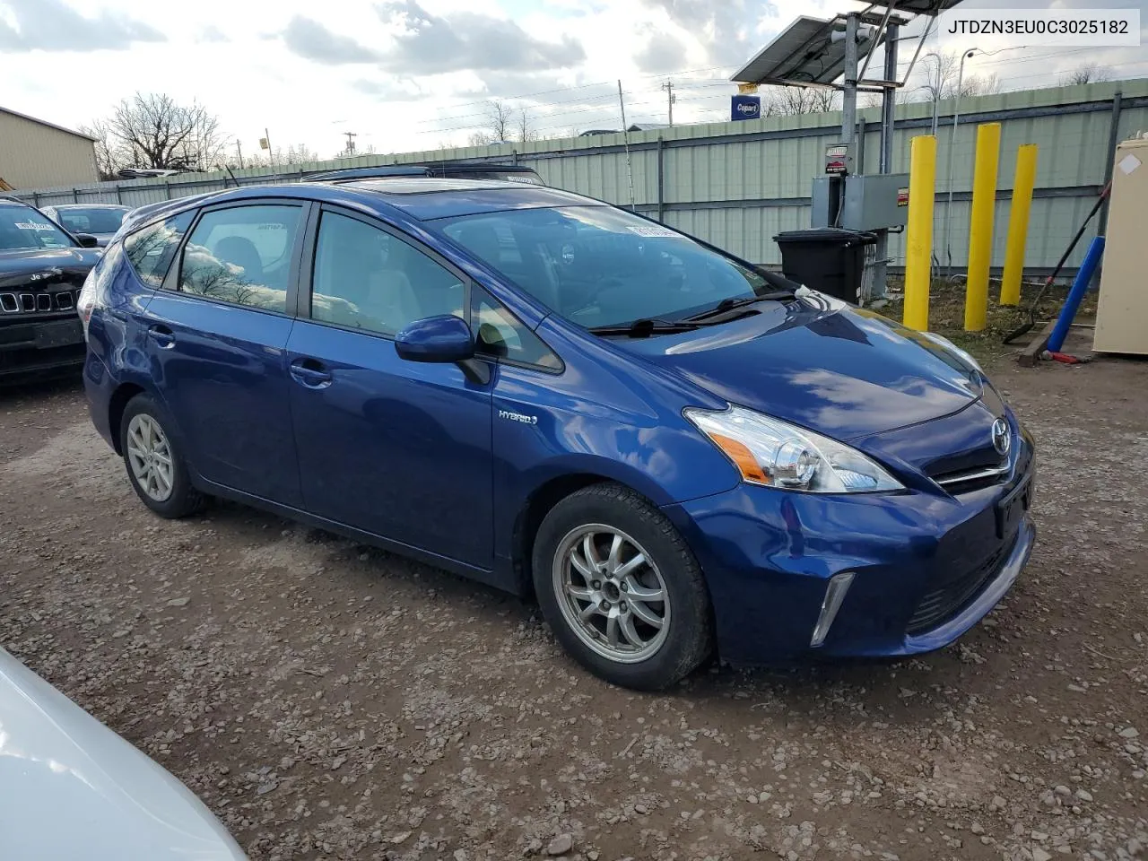 2012 Toyota Prius V VIN: JTDZN3EU0C3025182 Lot: 81151344