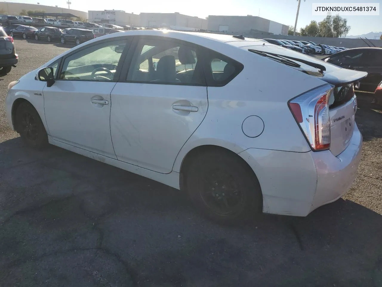 2012 Toyota Prius VIN: JTDKN3DUXC5481374 Lot: 81325364