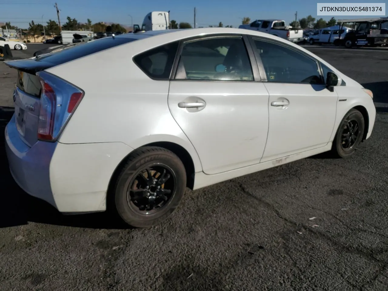 2012 Toyota Prius VIN: JTDKN3DUXC5481374 Lot: 81325364