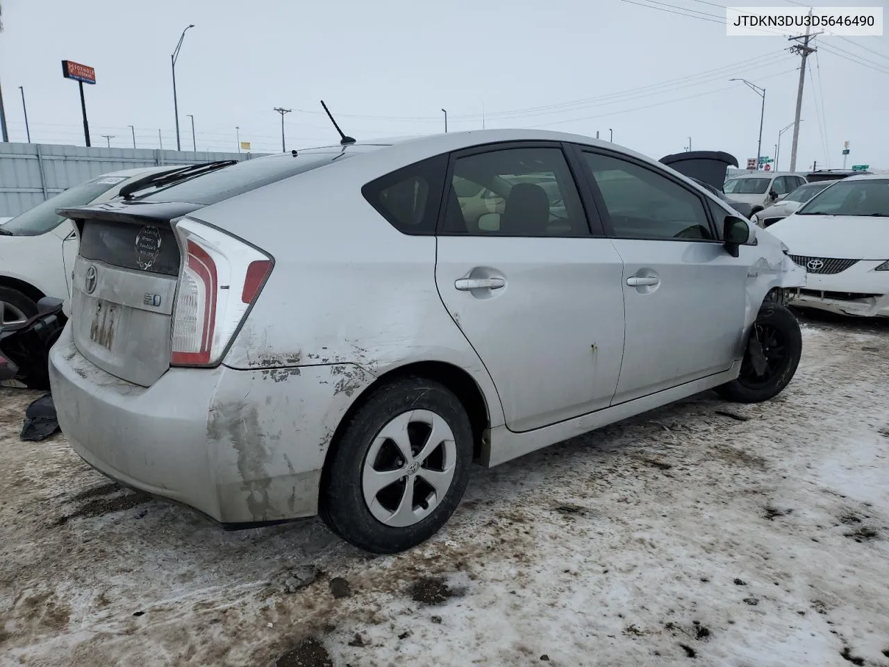 2013 Toyota Prius VIN: JTDKN3DU3D5646490 Lot: 39096934