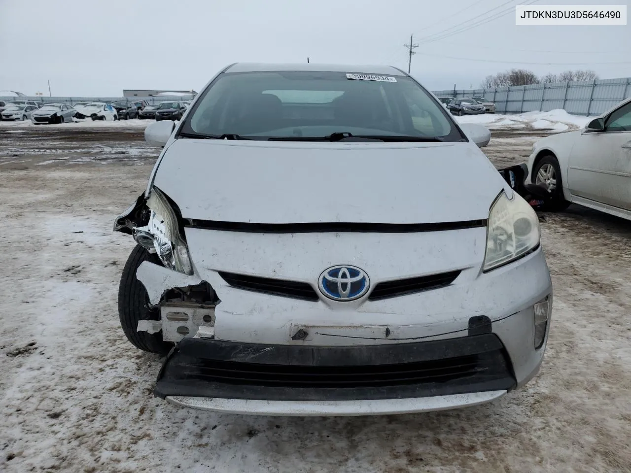 2013 Toyota Prius VIN: JTDKN3DU3D5646490 Lot: 39096934