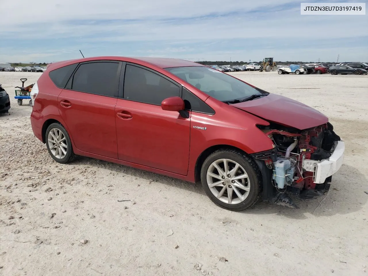 2013 Toyota Prius V VIN: JTDZN3EU7D3197419 Lot: 42992714