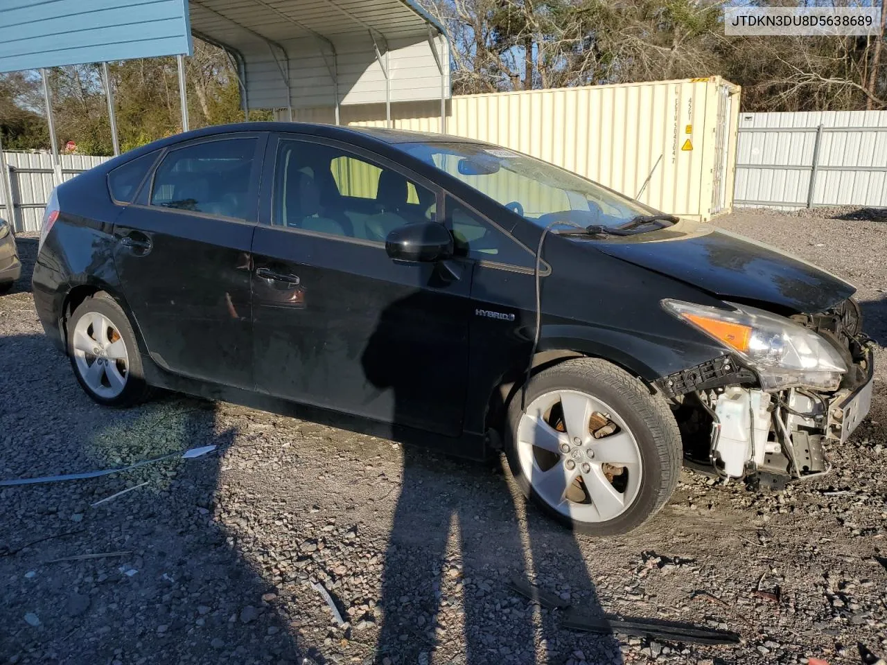 2013 Toyota Prius VIN: JTDKN3DU8D5638689 Lot: 46165594