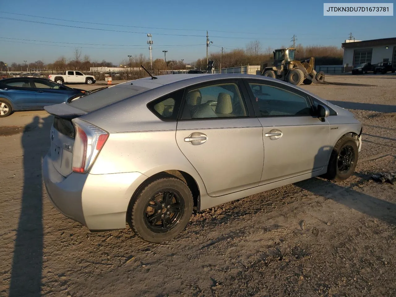 2013 Toyota Prius VIN: JTDKN3DU7D1673781 Lot: 48554674