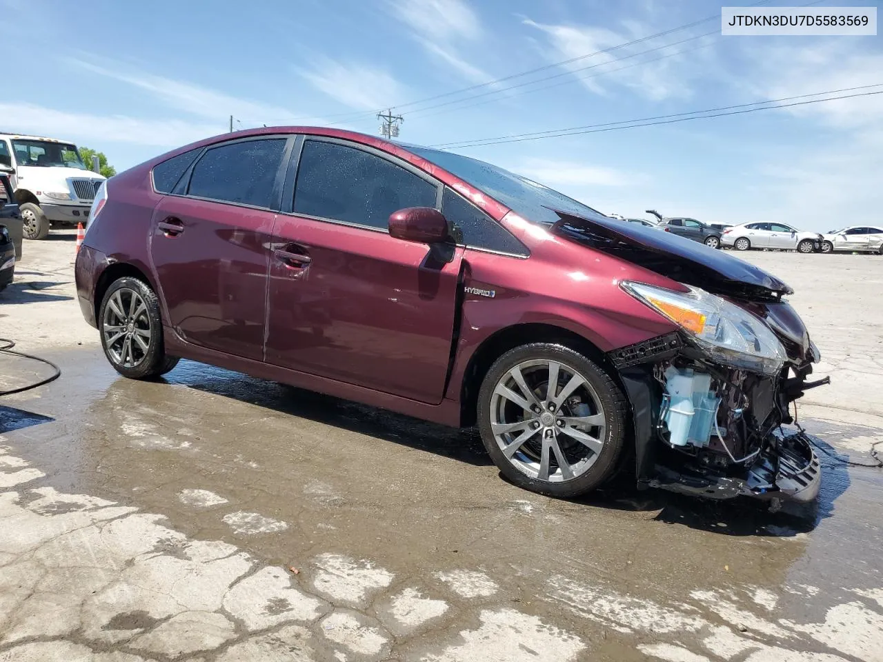 2013 Toyota Prius VIN: JTDKN3DU7D5583569 Lot: 52044554