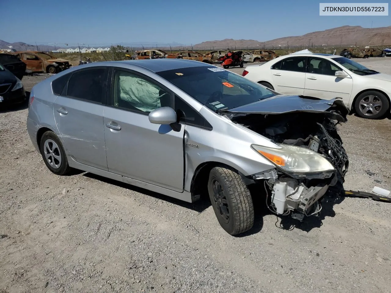 2013 Toyota Prius VIN: JTDKN3DU1D5567223 Lot: 52242154