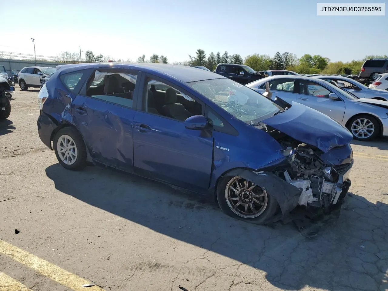 2013 Toyota Prius V VIN: JTDZN3EU6D3265595 Lot: 52545384