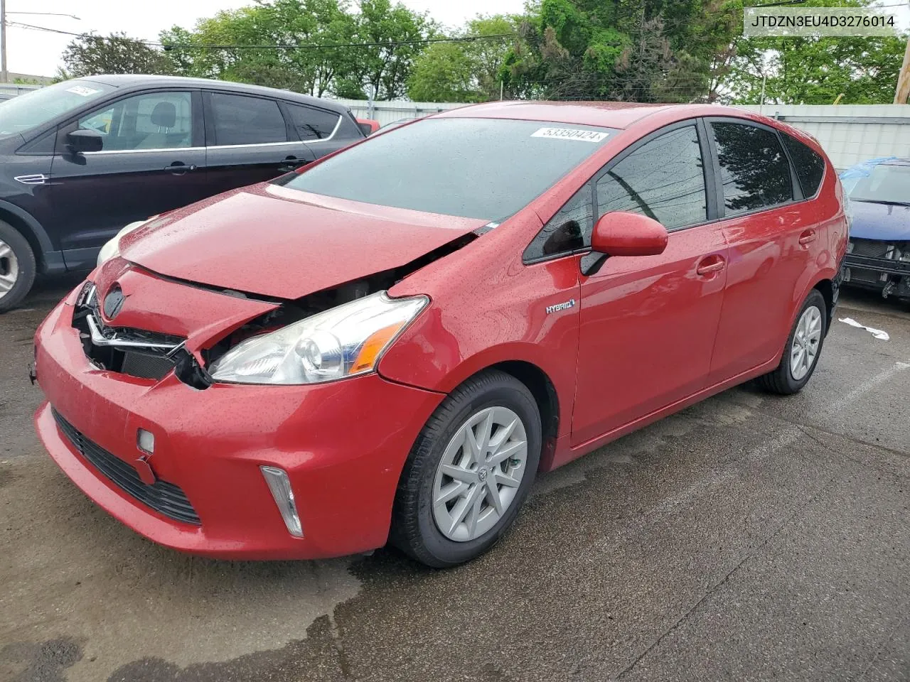 2013 Toyota Prius V VIN: JTDZN3EU4D3276014 Lot: 53350424