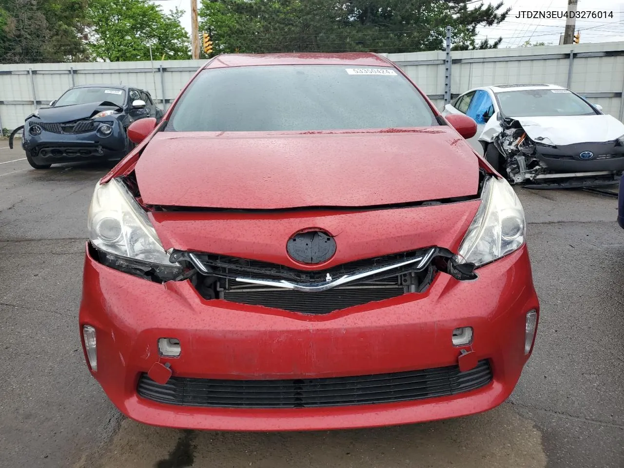 2013 Toyota Prius V VIN: JTDZN3EU4D3276014 Lot: 53350424