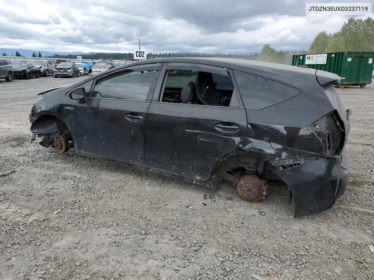 2013 Toyota Prius V VIN: JTDZN3EUXD3237119 Lot: 54568744