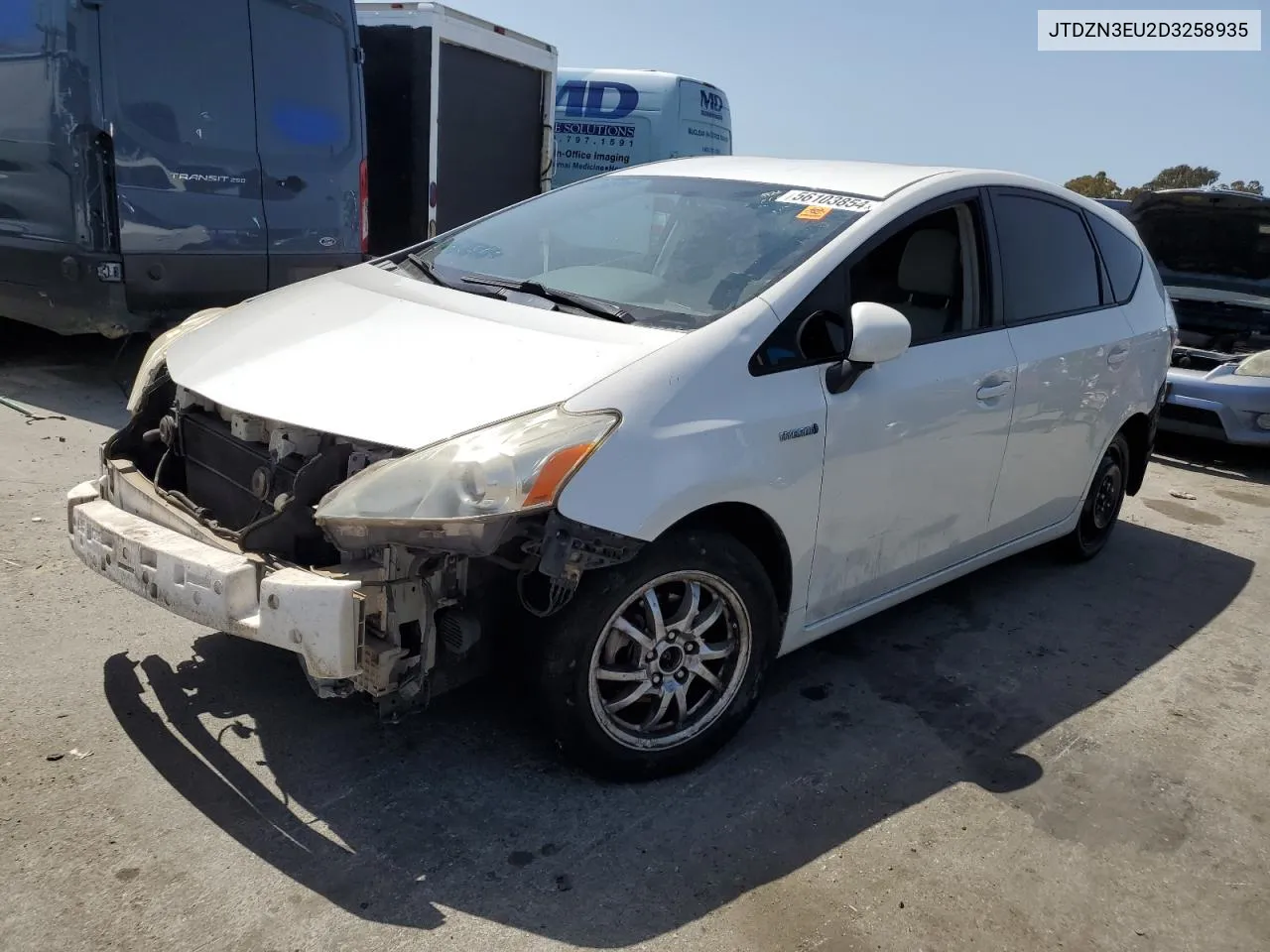 2013 Toyota Prius V VIN: JTDZN3EU2D3258935 Lot: 56103854