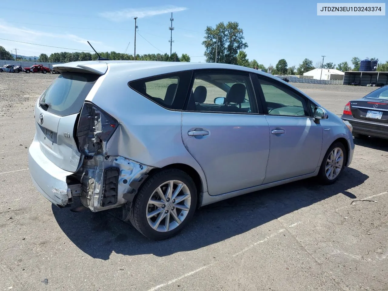 2013 Toyota Prius V VIN: JTDZN3EU1D3243374 Lot: 56938644