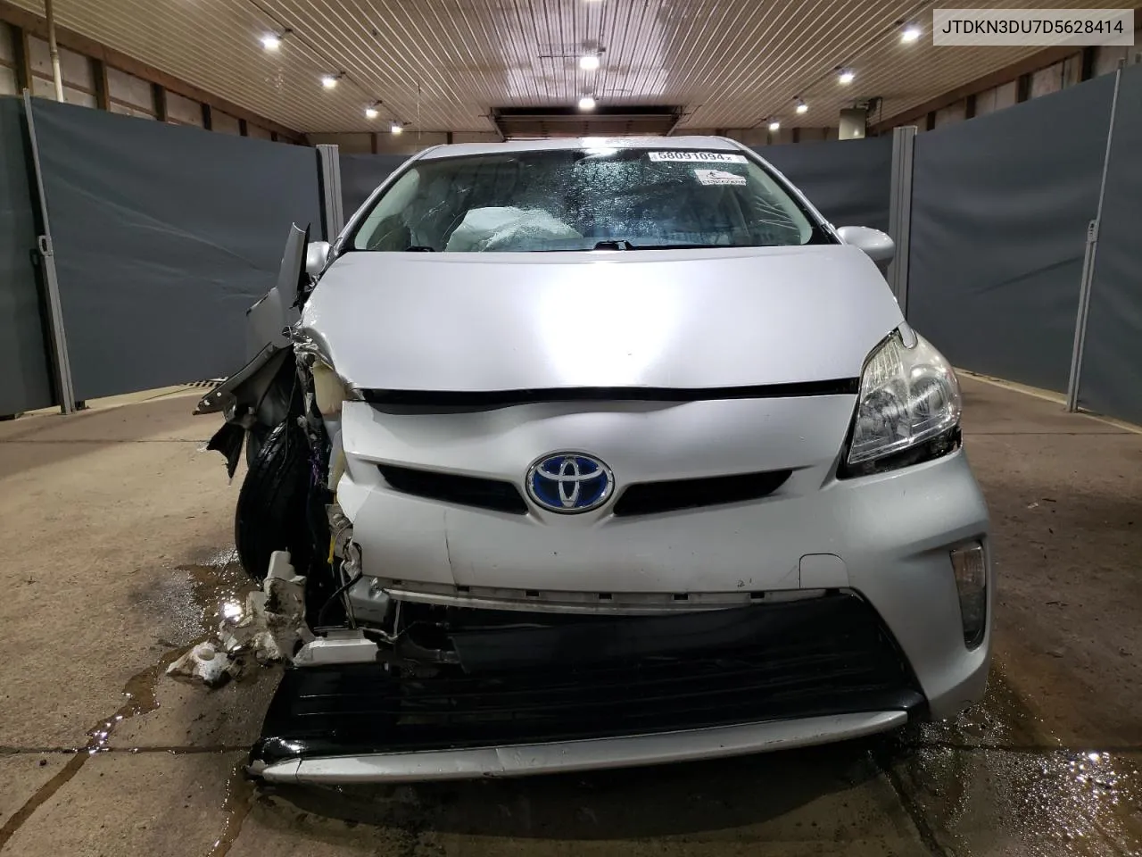 2013 Toyota Prius VIN: JTDKN3DU7D5628414 Lot: 58091094