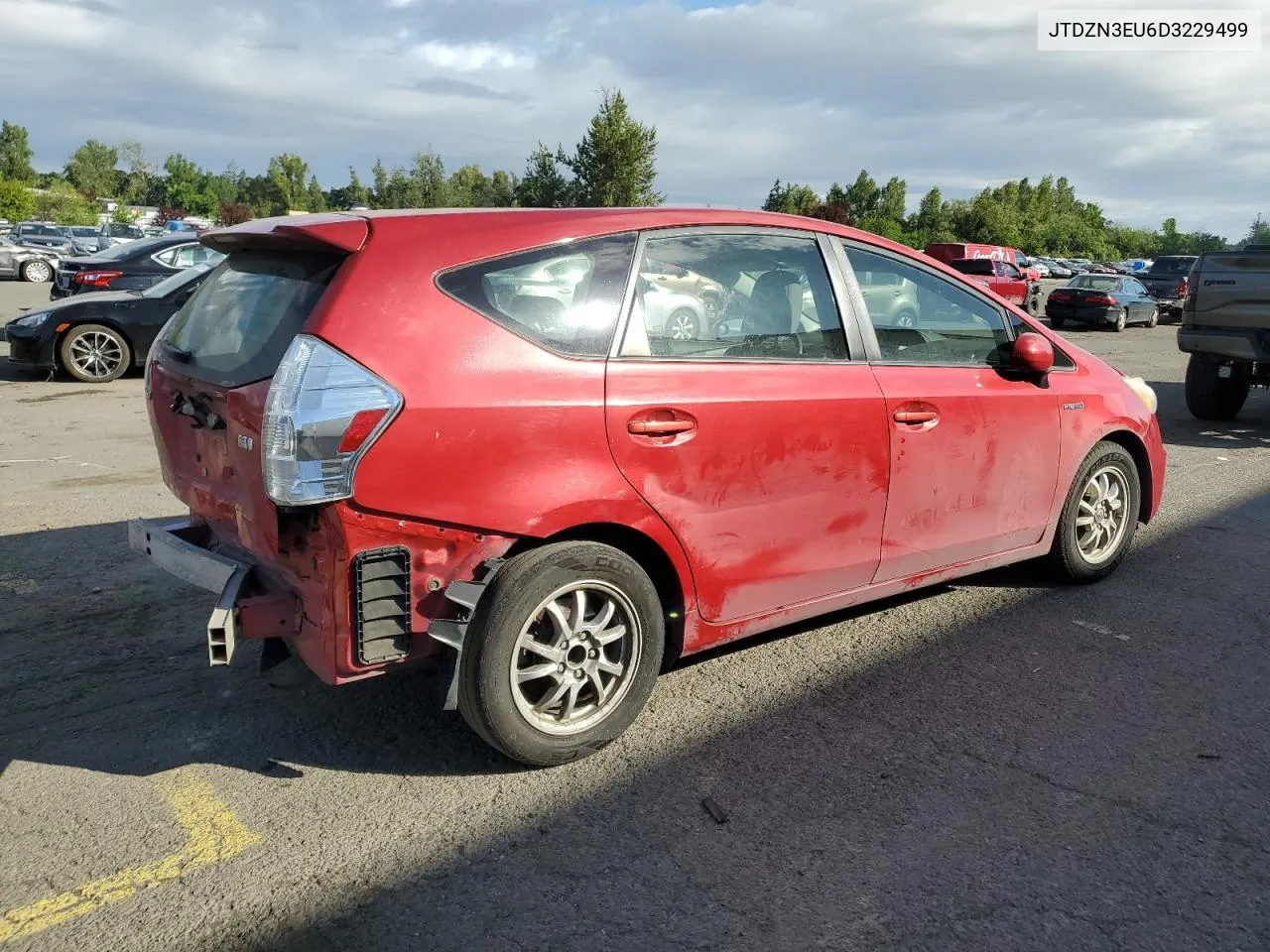 2013 Toyota Prius V VIN: JTDZN3EU6D3229499 Lot: 58279114