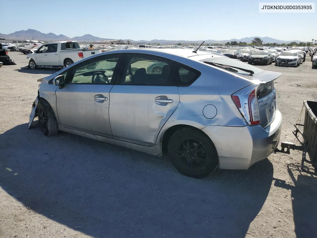 2013 Toyota Prius VIN: JTDKN3DU0D0353935 Lot: 58909824