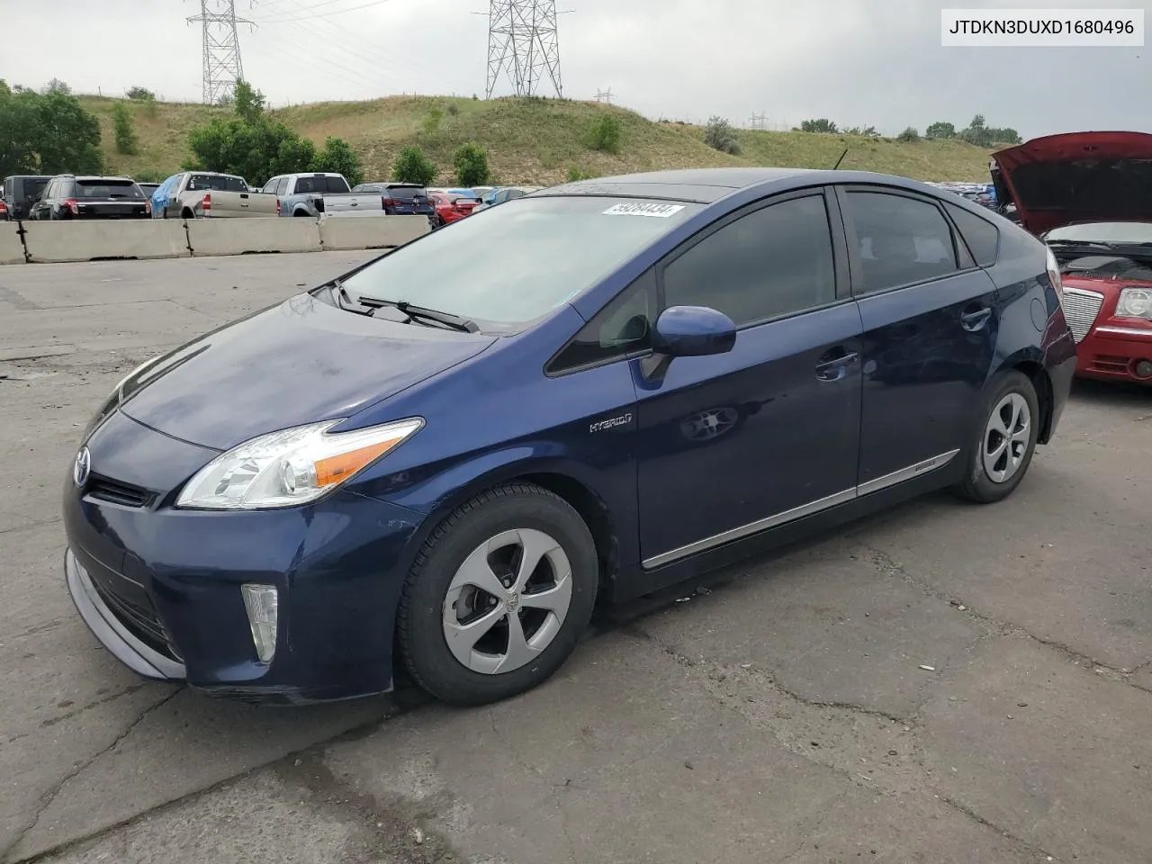 2013 Toyota Prius VIN: JTDKN3DUXD1680496 Lot: 59284434