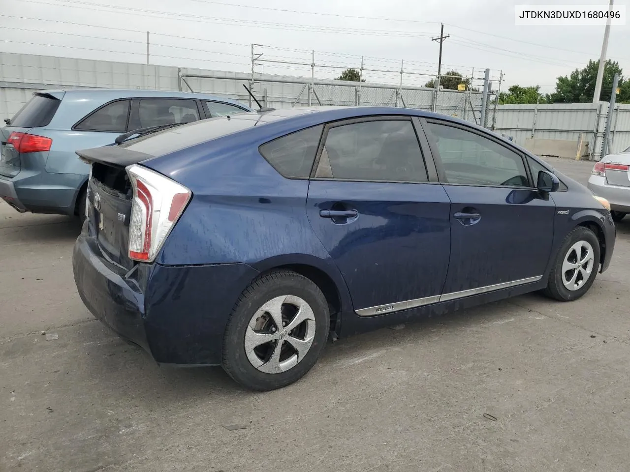 2013 Toyota Prius VIN: JTDKN3DUXD1680496 Lot: 59284434