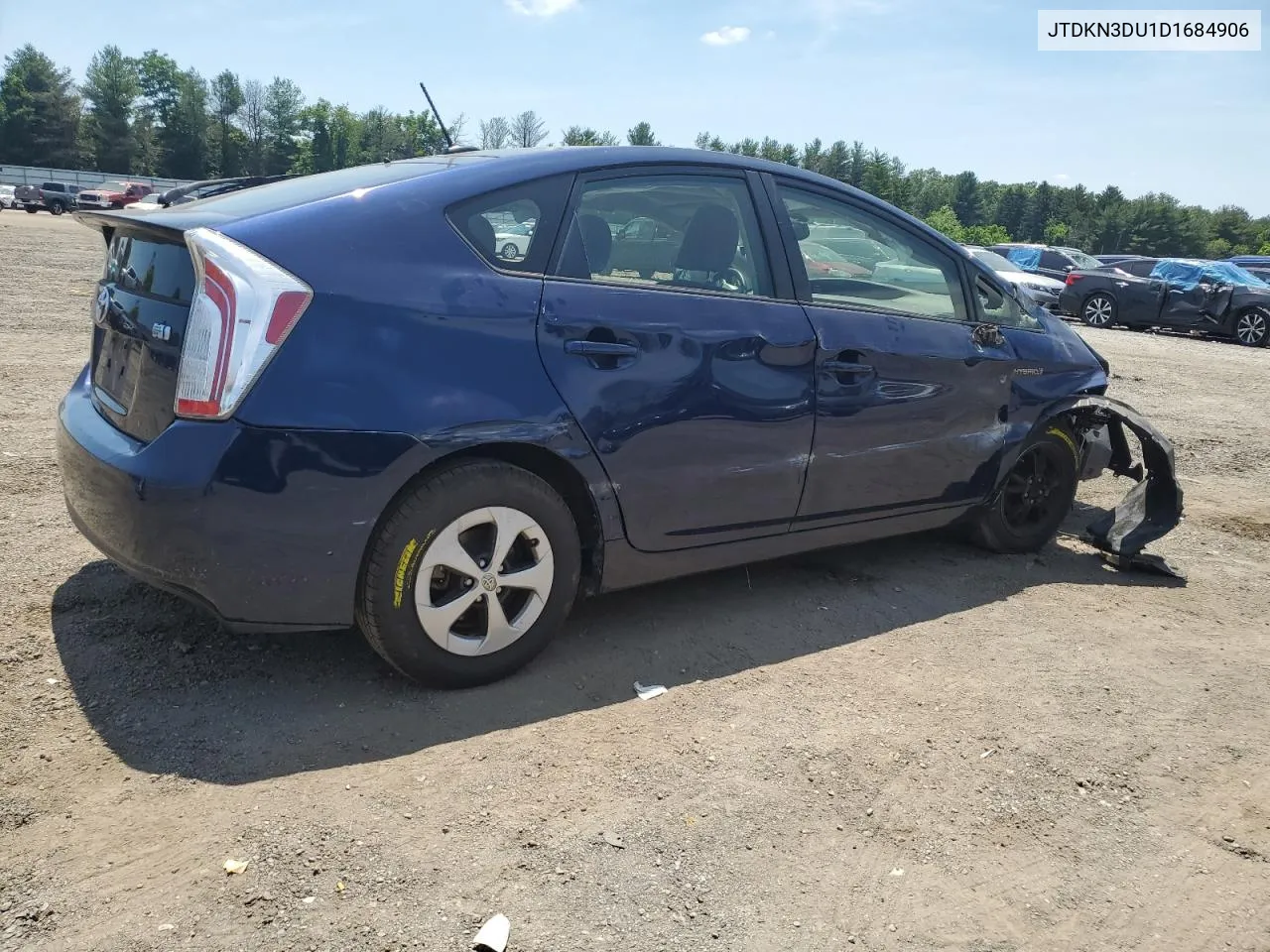 2013 Toyota Prius VIN: JTDKN3DU1D1684906 Lot: 59525624