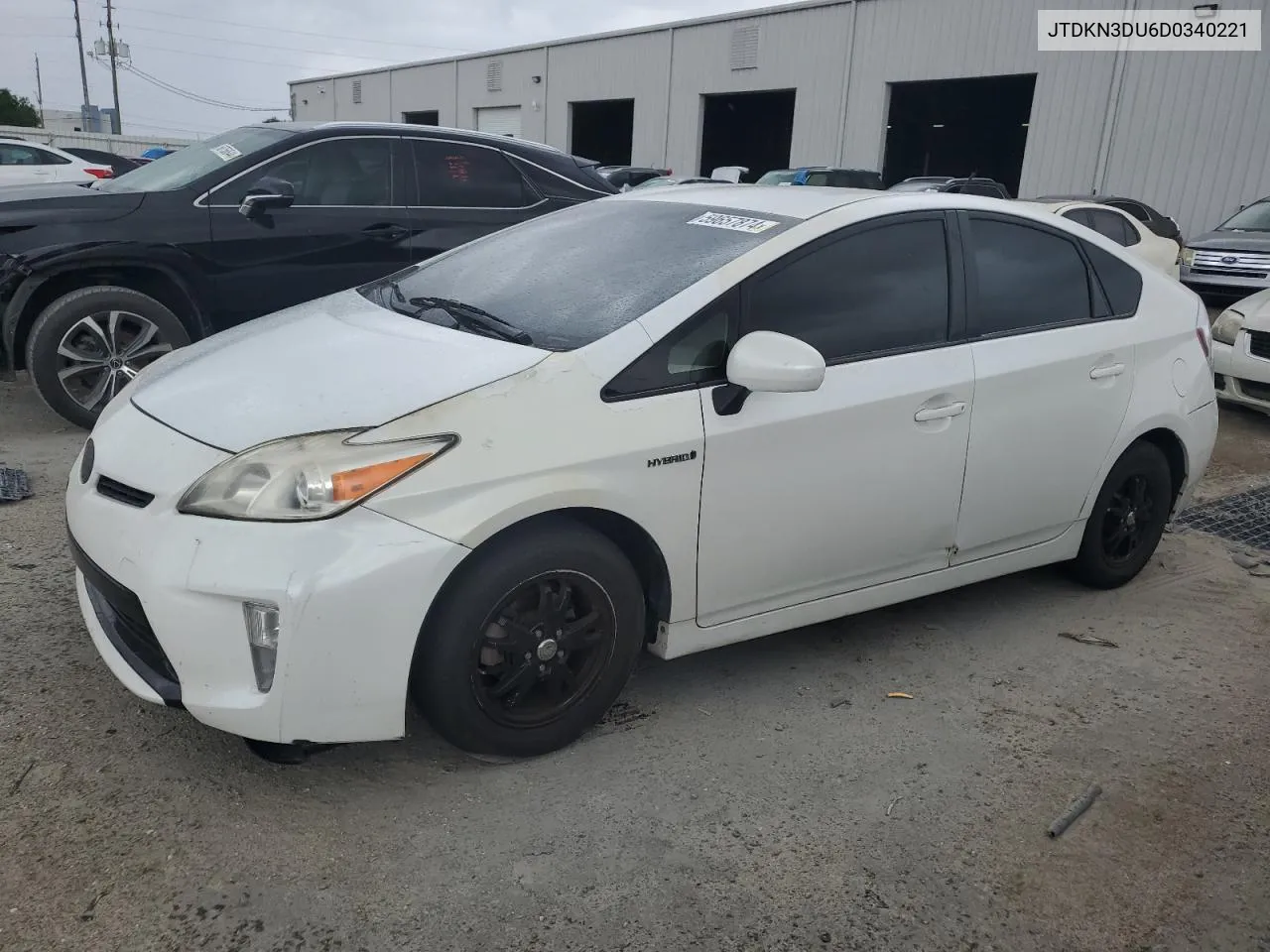 2013 Toyota Prius VIN: JTDKN3DU6D0340221 Lot: 59657874