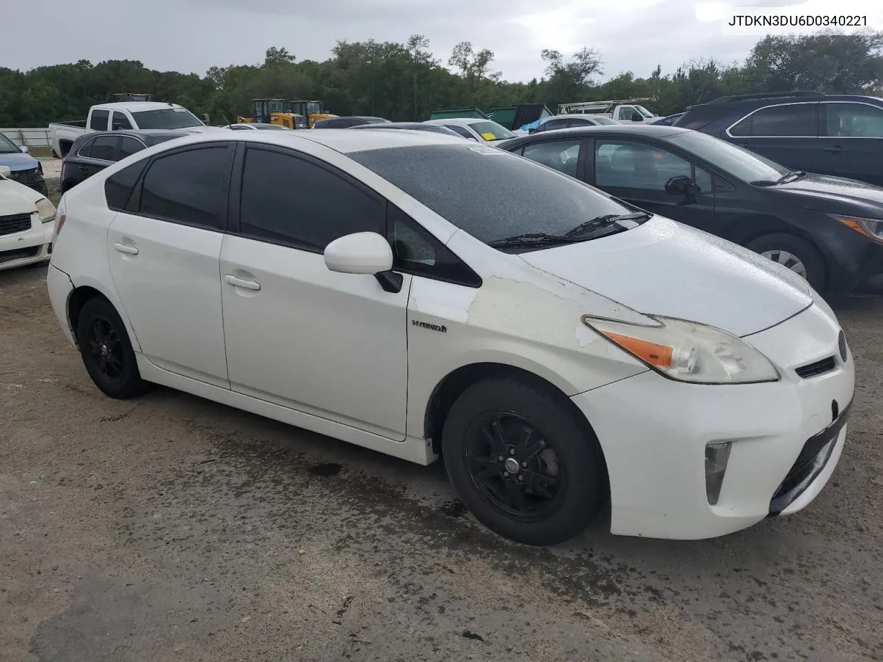 2013 Toyota Prius VIN: JTDKN3DU6D0340221 Lot: 59657874