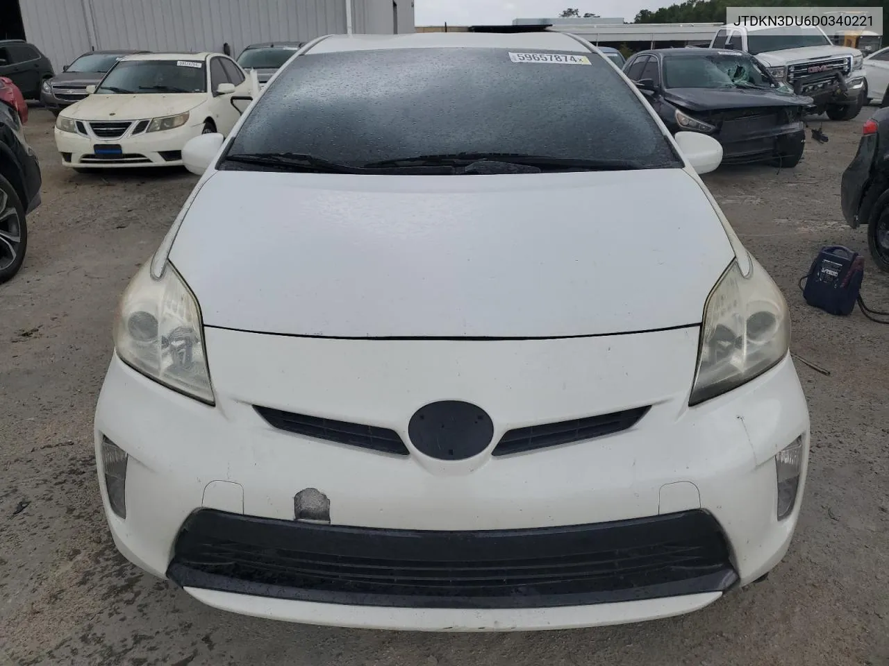 2013 Toyota Prius VIN: JTDKN3DU6D0340221 Lot: 59657874