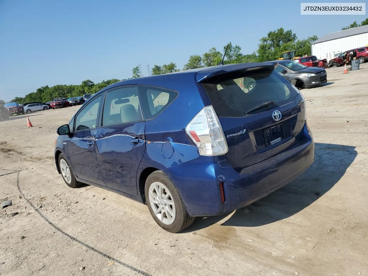 2013 Toyota Prius V VIN: JTDZN3EUXD3234432 Lot: 59754124