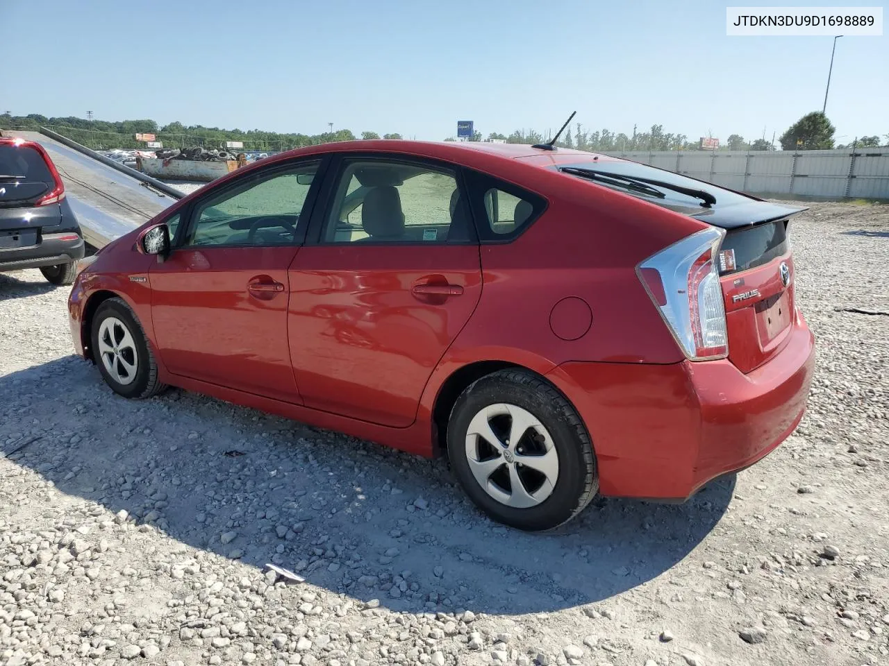 2013 Toyota Prius VIN: JTDKN3DU9D1698889 Lot: 61013014