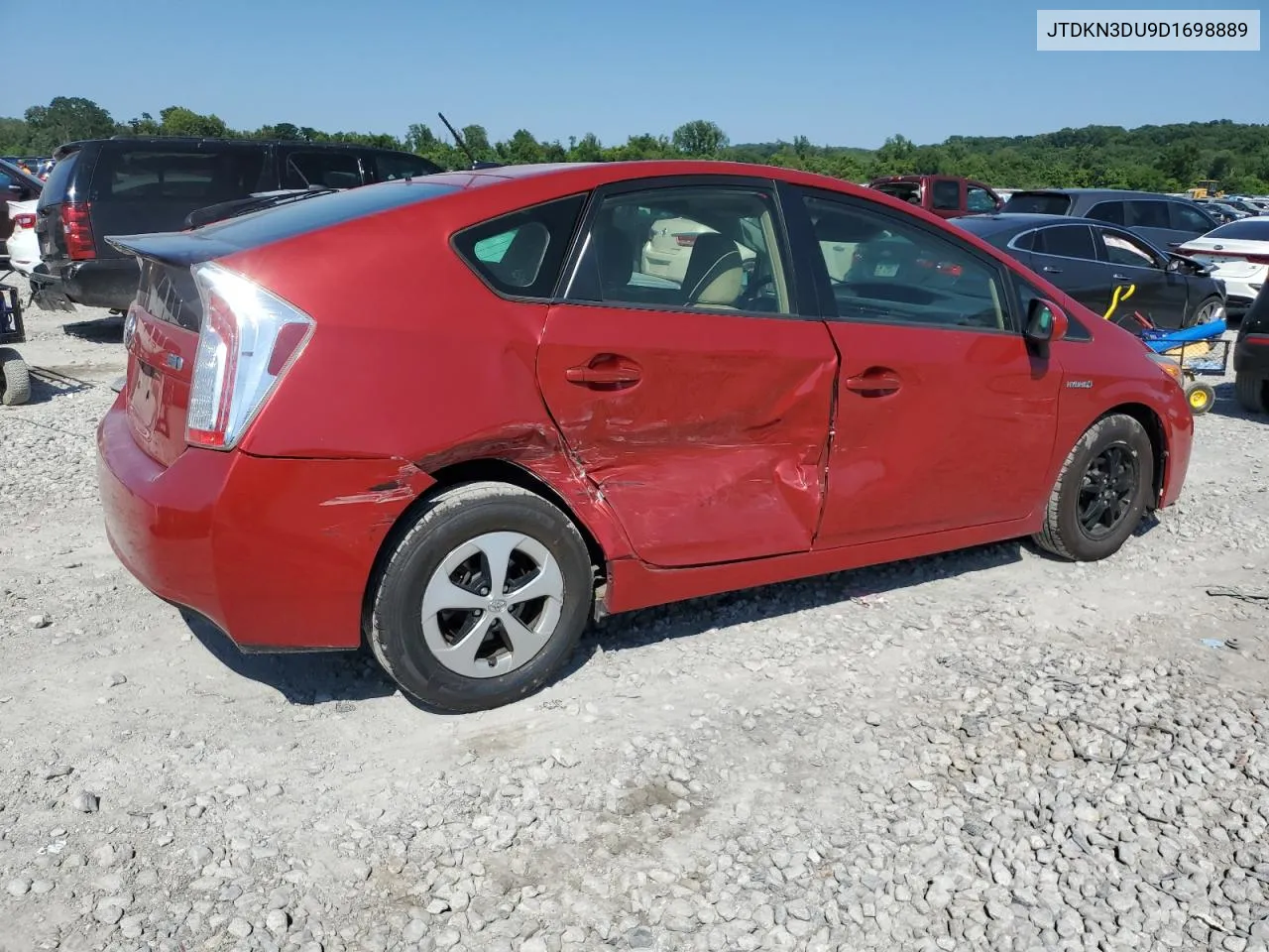 2013 Toyota Prius VIN: JTDKN3DU9D1698889 Lot: 61013014