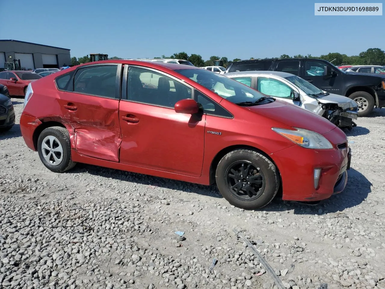 2013 Toyota Prius VIN: JTDKN3DU9D1698889 Lot: 61013014