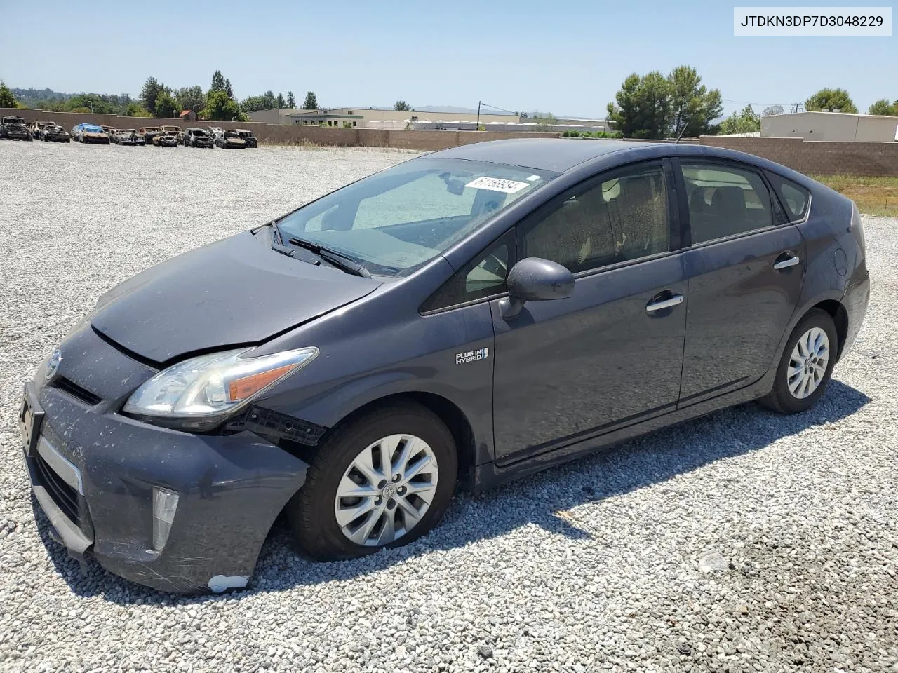 2013 Toyota Prius Plug-In VIN: JTDKN3DP7D3048229 Lot: 61168934